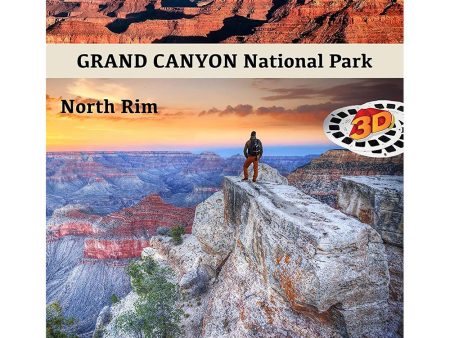 Grand Canyon National Park - North Rim - 1970 s View-Master 3 Reel Set - vintage Discount