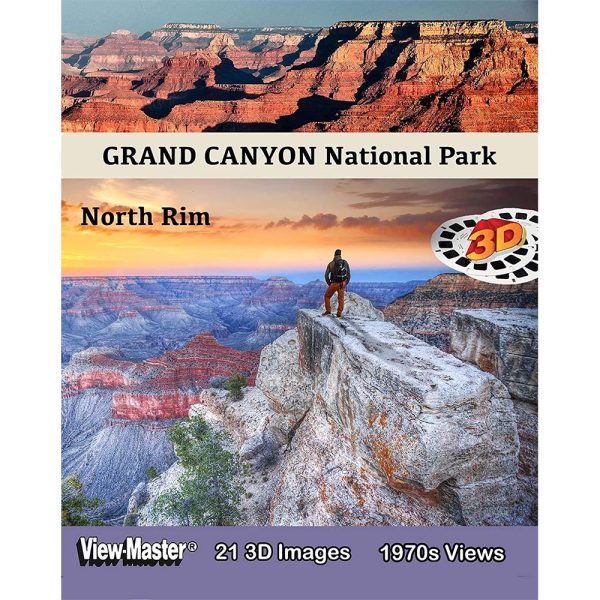 Grand Canyon National Park - North Rim - 1970 s View-Master 3 Reel Set - vintage Discount