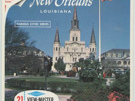 New Orleans - Louisiana - View-Master 3 Reel Packet - 1960s views - vintage - (A946-S6A) For Sale