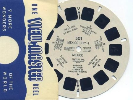 Mexico City - I - Mexico - View-Master Printed Reel - vintage - (REL-501) Online Sale