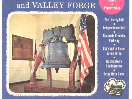 Philadelphia and Valley Forge - View-Master 3 Reel Packet - 1956 - vintage - 350,351,352-S3 Online Hot Sale