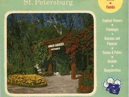 Sunken Gardens, St. Petersburg - Vacationland Series - View-Master 3 Reel Packet - 1950s views - vintage - (PKT-SUNGAR-S3) Supply