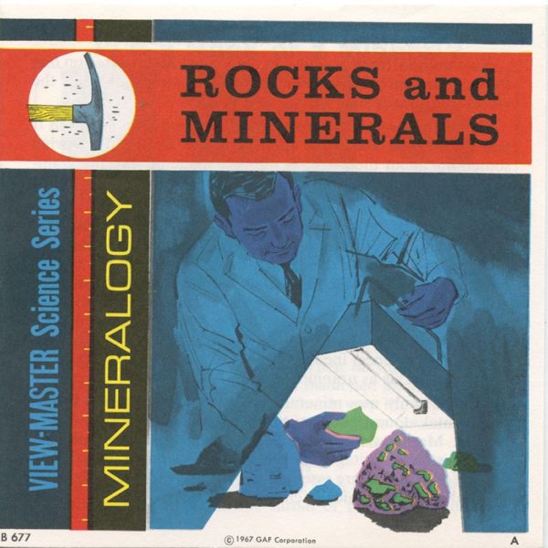 Rocks and Minerals - Mineralogy - View-Master 3 Reel Packet - 1960s views - vintage - (B677-G1A) Discount