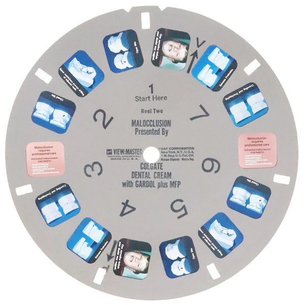 Colgate Cream MFP - Set 2 - 4 View-Master Commercial Reel Set - vintage on Sale