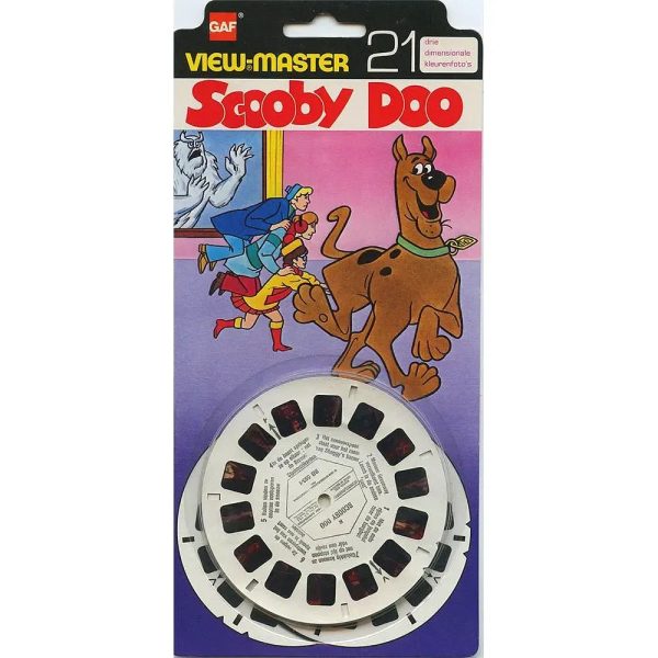 Scooby Doo - View-Master 3 Reel Set on Card - 1978 - vintage - (BB-553-123N) For Sale