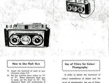 Owla Stereo 3D Camera Instruction Manual - Facsimile Cheap