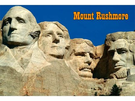 MOUNT RUSHMORE - 3D Magnet for Refrigerator, Whiteboard, Locker Supply