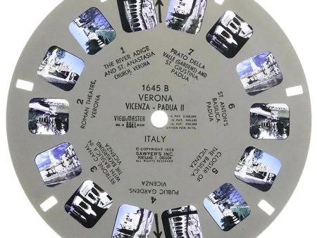 1645-B - Verona Vicenza - Padua II - View-Master - Vintage Single Reel Online Sale