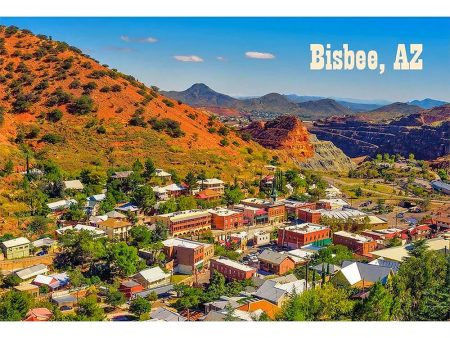 BISBEE, AZ - 2 Image 3D Magnet for Refrigerator, Whiteboard, Locker Discount