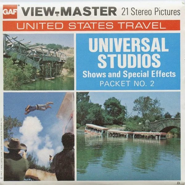 Universal Studios - View-Master 3 Reel Packet - 1960 s - vintage - A242-G5B on Sale