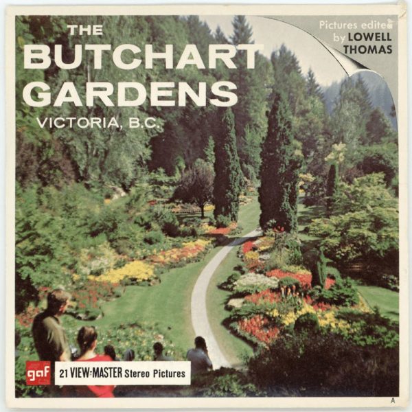 ViewMaster - The Butchart Gardens - A016 - Vintage -3 Reel Packet - 1960s views Cheap