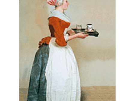 Jean-Etienne Liotard - Chocolate Girl - 3D Lenticular Postcard Greeting Card Sale