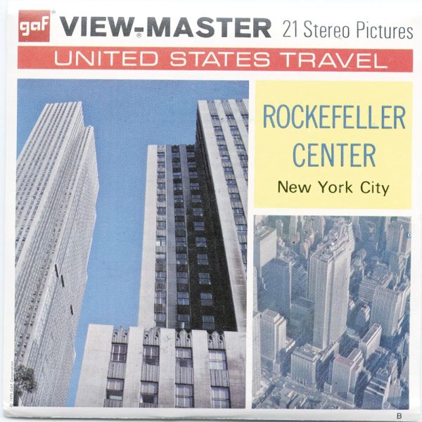 Rockefeller Center - View-Master 3 Reel Packet - vintage - A652-G3B Online now