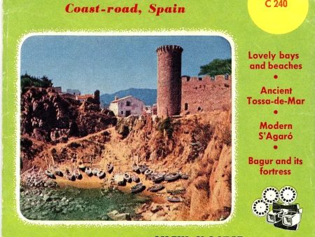 ViewMaster - The Costa Brava - C240 - Vintage - 3 Reel Packet 1960s views Online Hot Sale