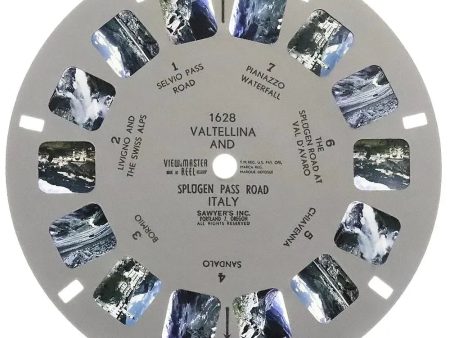 1628 - Valtellina and Splogen Pass Road - View-Master - Vintage Single Reel Discount