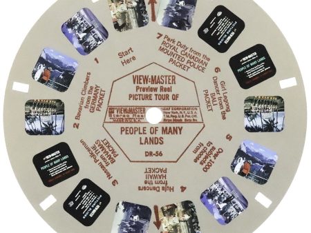 DR-56G - People of Many Lands - View-Master Single Reel - vintage - (DR-56-G) For Sale