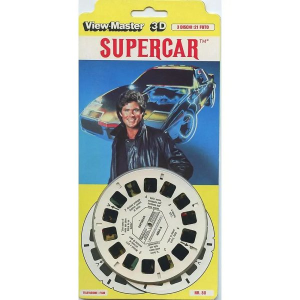 Supercar - View-Master 3 Reel Set on Card - 1982 - vintage - (4054-I) Online