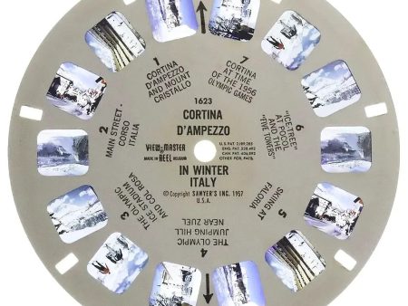 1623 - Cortina D Ampezzo in Winter - View-Master - Vintage Single Reel For Discount