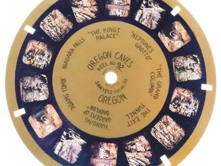 Oregon Caves - View-Master Blue Ring Reel - vintage - BR-92c Hot on Sale