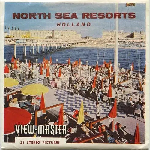 North Sea Resorts - View-Master 3 Reel Packet - 1963 - vintage - (C387-BS5) Sale