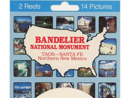 Bandelier National Park - View Master 2 Reel Set on Card - 1987 views - vintage - (8002) Online now