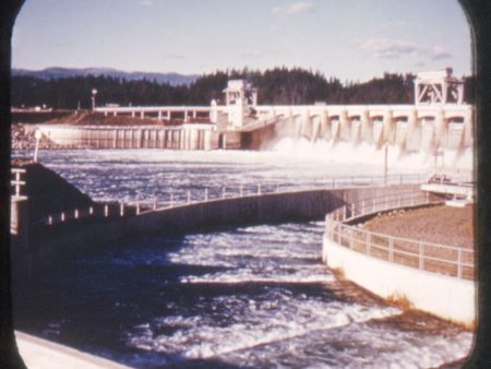 Bonneville Dam - Columbia River - View-Master Blue Ring Reel - vintage - 153 Online Hot Sale