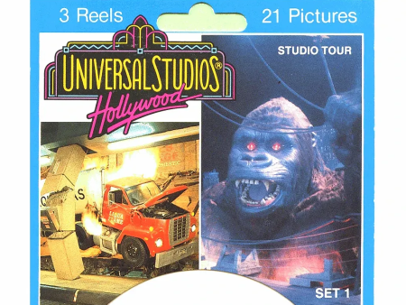 Universal Studios Hollywood - View-Master 3 Reel Set on Card - 1991 - vintage - 5360 Cheap