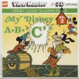 My Disney ABC - View-Master 3 Reel Packet - 1980s - vintage - K7-G6 - factory sealed For Sale