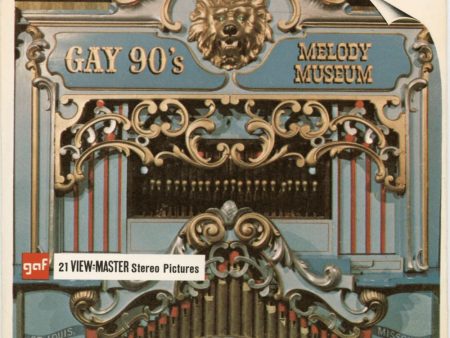 ViewMaster - Gay 90 s - Melody Museum - A452 - Vintage  - 3 Reel Packet - 1960s views on Sale