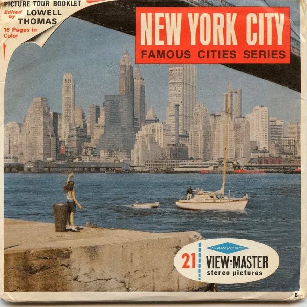 New York City  - Vintage - View-Master - 3 Reel Packet - 1960s views For Cheap