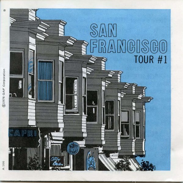 San Francisco California Tour No.1 - View-Master 3 Reel Packet - 1970s views - vintage - (PKT-A166-V1Bnk) Hot on Sale