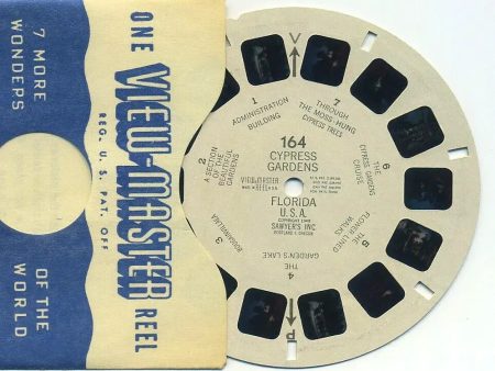 Cypress Gardens Florida, U.S.A. - View-Master Printed Reel - vintage - (REL-164) Online