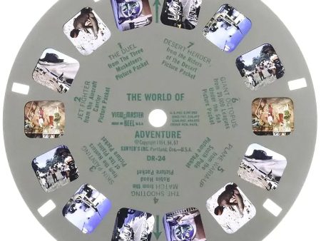 DR-24 - The World of Adventure - View-Master Single Reel - vintage - (DR-24) Sale