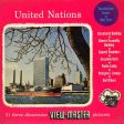 United Nations - New York - View-Master 3 Reel Packet - 1950s Views - Vintage - (PKT-UNI-NAT-S3) For Cheap