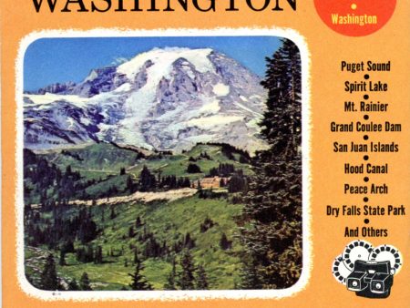 Washington - State - View-Master 3 Reel Packet - 1950s views - vintage - (PKT-WA123-S3) For Discount