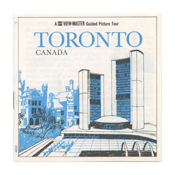 Toronto - View-Master 3 Reel Packet - 1970s views - vintage - A035-G3C For Sale