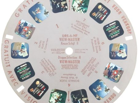 DRE-6-NF - Picture Tour of T.V. & Cartoon Favorites - View-Master Demonstration Reel - vintage - Fashion