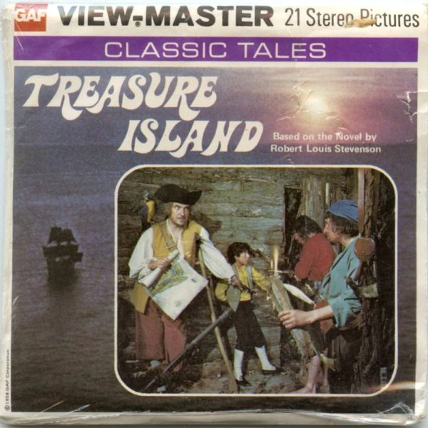 Treasure Island -  View-Master - Vintage - 3 Reel Packet - 1970s  - (ECO-BB432-G5) Online