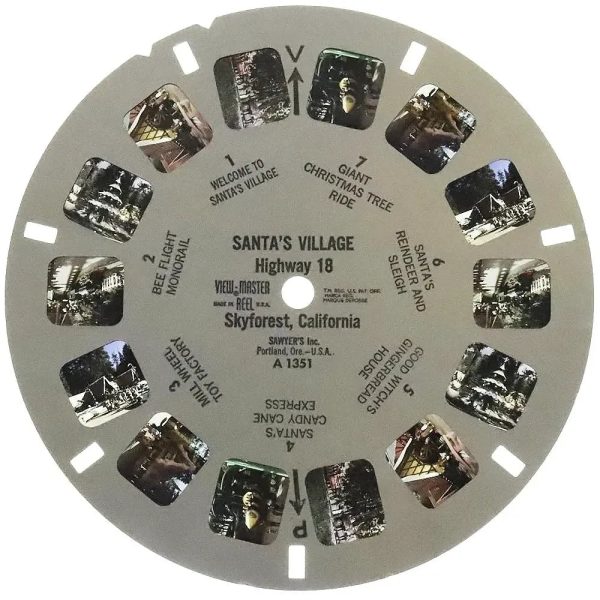 Santa s Village - View-Master 3 Reel Packet - 1960s - vintage - A135-S6 Online