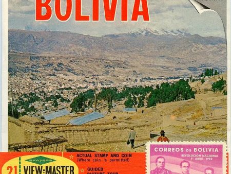 Bolivia - Coin & Stamp - View-Master - Vintage - 3 Reel Packet - 1960s views - (PKT-B082-S6sc) For Discount