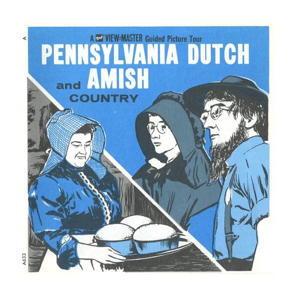 Pennsylvania Dutch & Amish Country  - View-Master -  Vintage - 3 Reel Packet - 1960s views - (PKT-A633-G3) Cheap