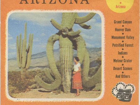 Arizona - View-Master 3 Reel Packet - 1950s views - vintage - ARIZ123-S3 For Sale