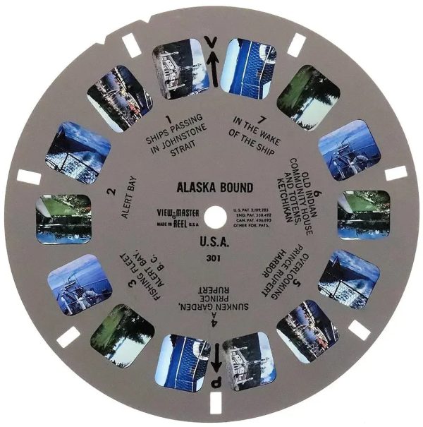 301 - Alaska Bound - View-Master - Single Reel - vintage - small lettering Online now