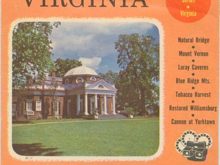 Virginia - View-Master 3 Reel Packet - 1950s views - vintage - VA123-S3 For Discount