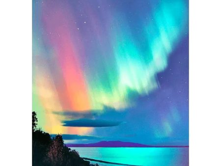 AURORA BOREALIS - Northern Lights - 3D Lenticular Postcard Greeting Card - NEW Online now