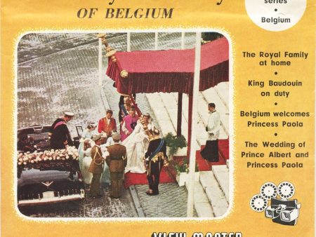 Royal Family of Belgium - View-Master 3 Reel Packet - vintage - 1976ABC-BS3 For Cheap