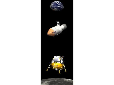 APOLLO 11 - 3D Lenticular Bookmark - NEW For Discount