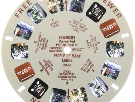 DR-56S - People of Many Lands - View-Master Single Reel - vintage - (DR-56-S) Online