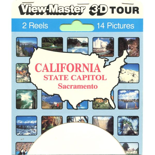 California State Capitol Sacramento - View-Master 2 Reel Set - 1980s views - vintage - 8003 Cheap