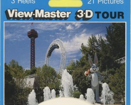 Six Flags Magic Mountain - View-Master 3 Reel Set on Card - 1992 - vintage - (5460) Cheap